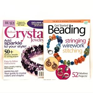 Bead & Button Jewelry Making Bundle – 8 Issues + Beading Instruction Book